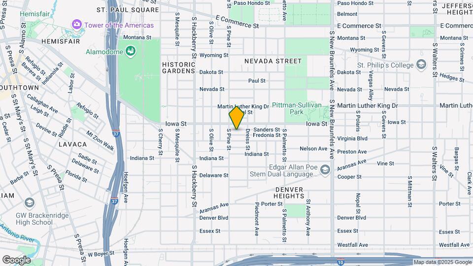 115 Fredonia St Map and Location Details