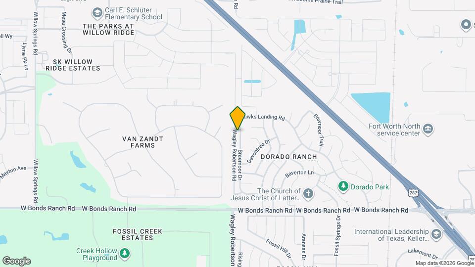 10909 Braemoor Dr Map and Location Details