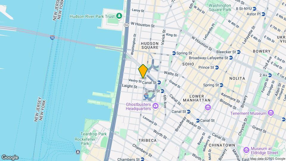 181 Hudson St Mapa y Detalles de la Ubicación