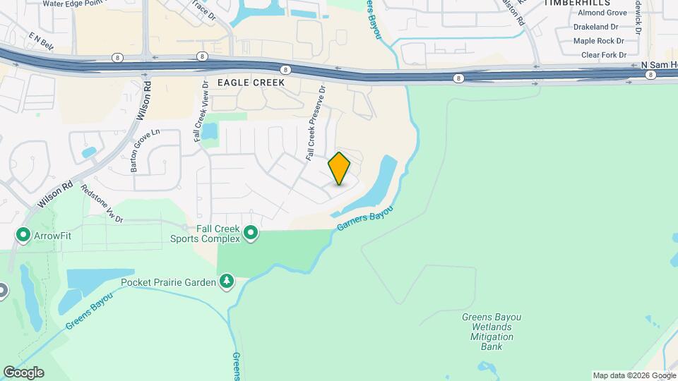 14735 Garner Falls Trl Map and Location Details