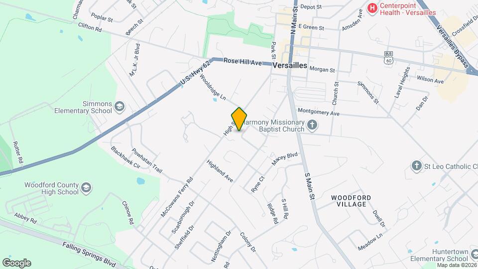 138 St Clair St Map and Location Details