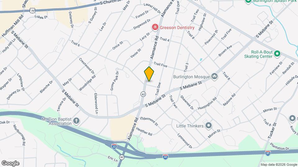513 Alamance Rd Mapa y Detalles de la Ubicación