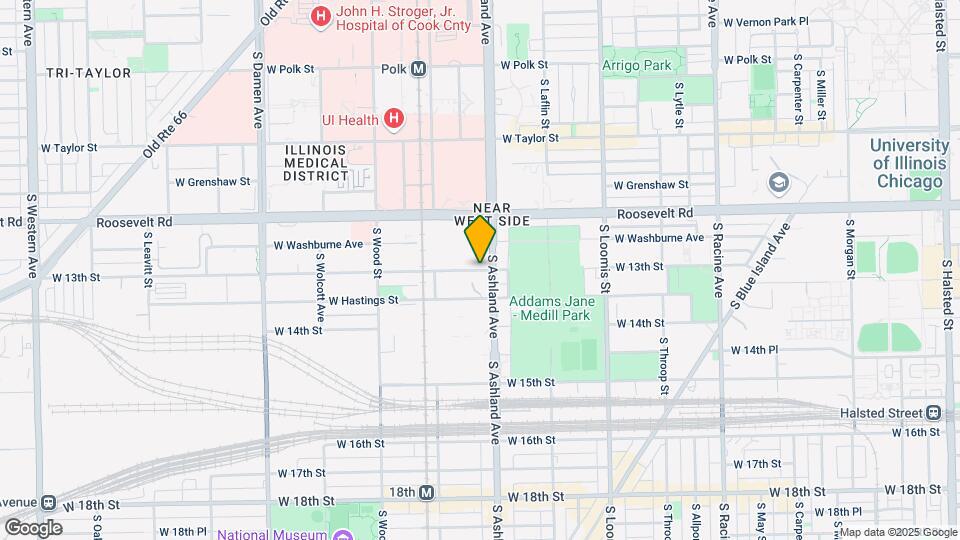 1615 W 13th St Map and Location Details