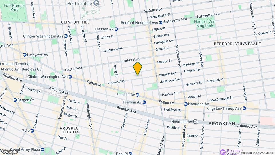 129 Putnam Avenue Mapa y Detalles de la Ubicación