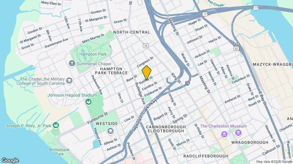 341 Sumter St Map and Location Details