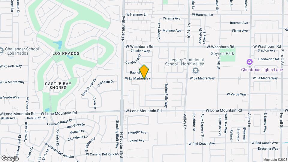 4601 W La Madre Way Map and Location Details