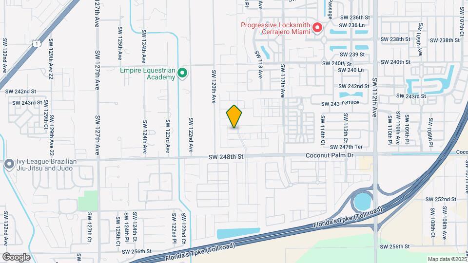 11911 SW 246 Terrace Map and Location Details