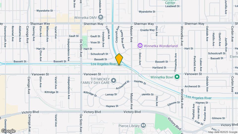 20601 Hartland St Map and Location Details