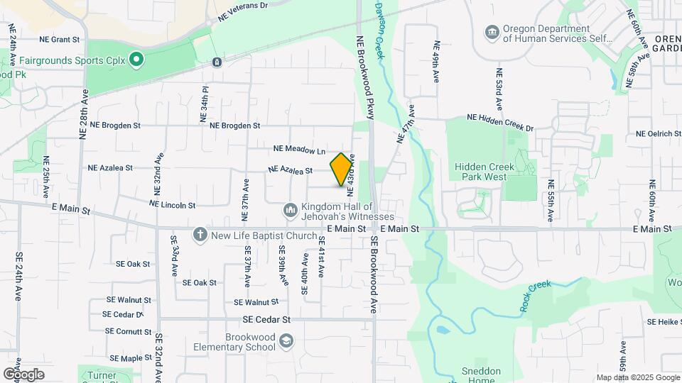 4250 NE Beaumead St Map and Location Details