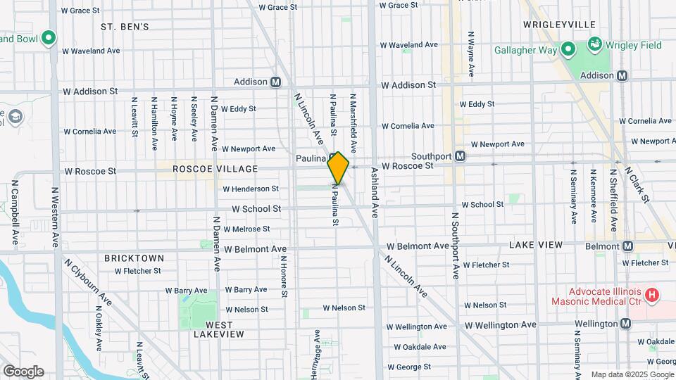 3323 N Paulina St, Unit 5G Mapa y Detalles de la Ubicación