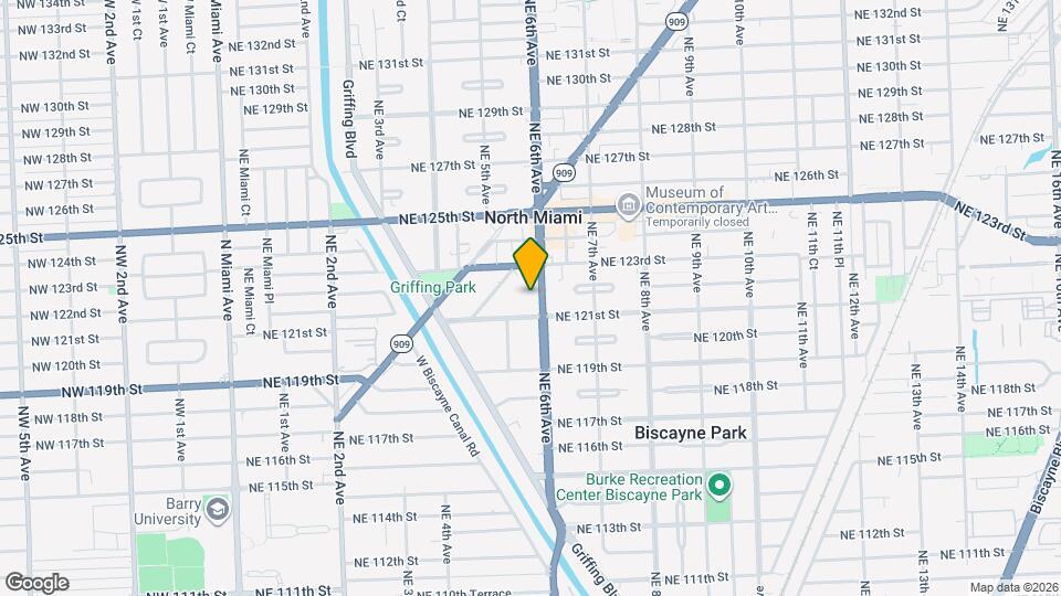 12120 NE 6th Ave Map and Location Details