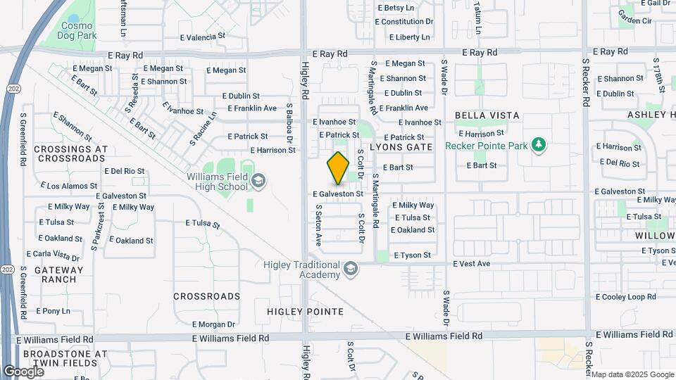 3299 E Loma Vista St Map and Location Details