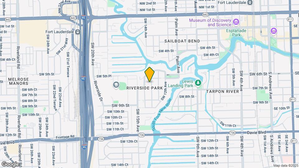 619 SW 14th Ave Map and Location Details