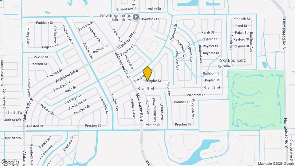 320 Poplar St Map and Location Details