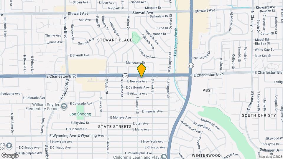 4824 E Nevada Ave Map and Location Details