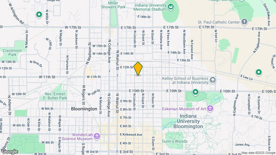 310 E 11th St Map and Location Details