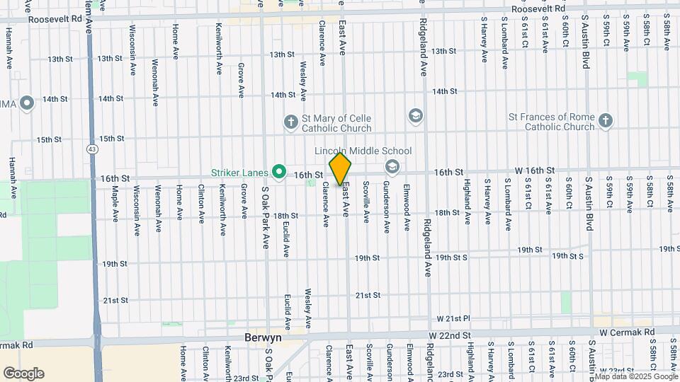 1620 East Ave, Unit 1 Map and Location Details
