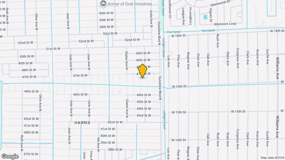 4624 Connie Ave N Map and Location Details