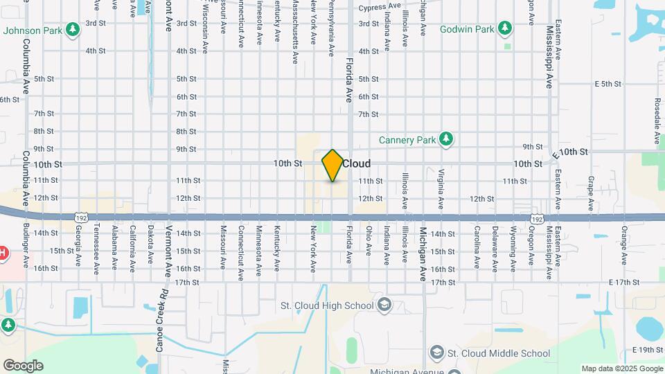 1109 Pennsylvania Ave Map and Location Details