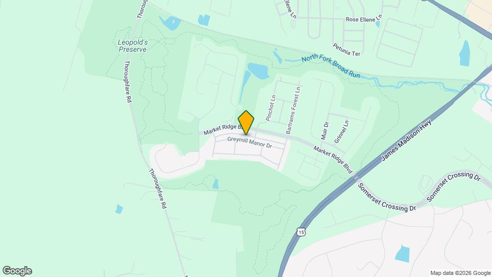 15970 Greymill Manor Dr Map and Location Details