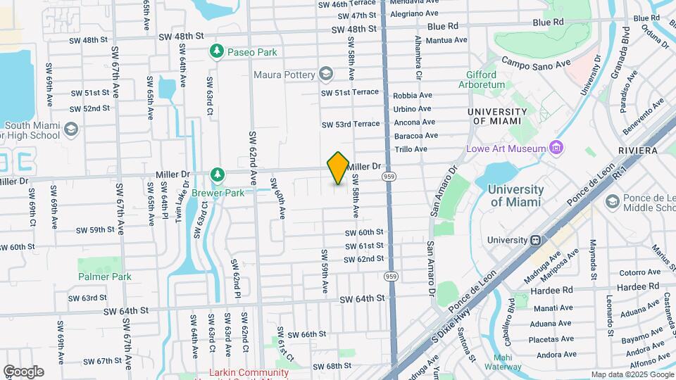 5721 SW 58th Pl Map and Location Details