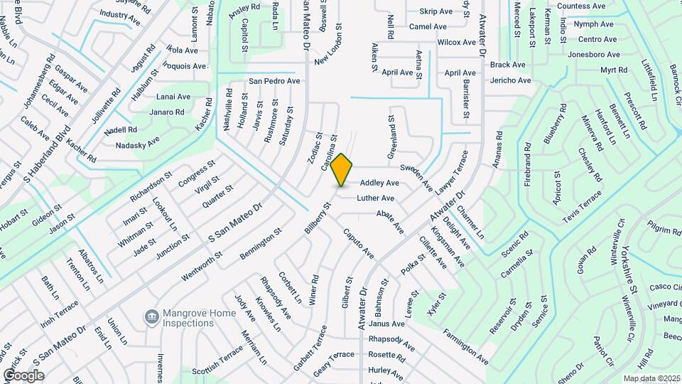 2882 Billberry St Map and Location Details