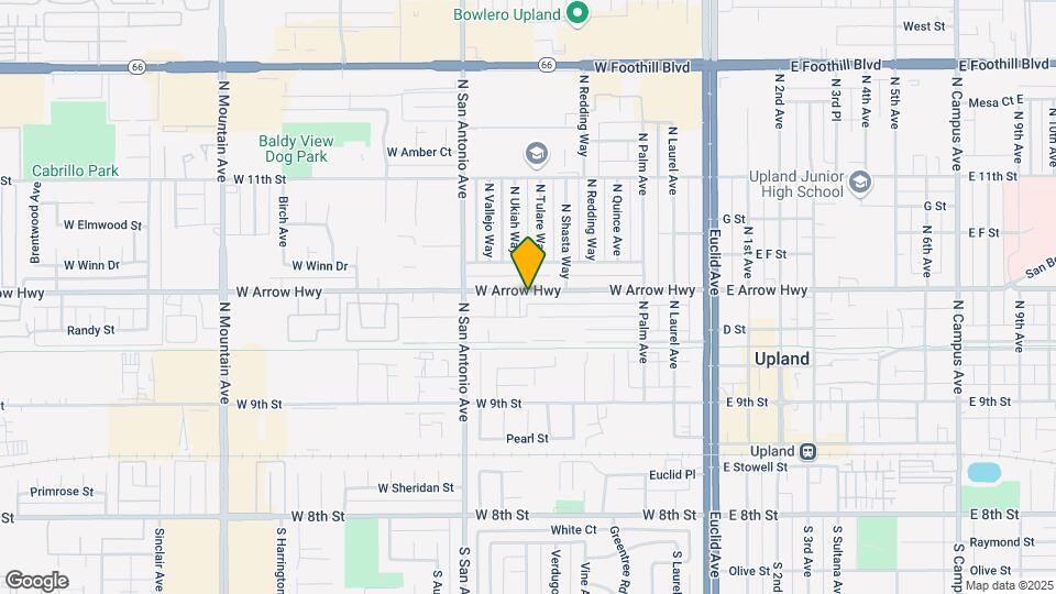 570-590 W Arrow Hwy Mapa y Detalles de la Ubicación
