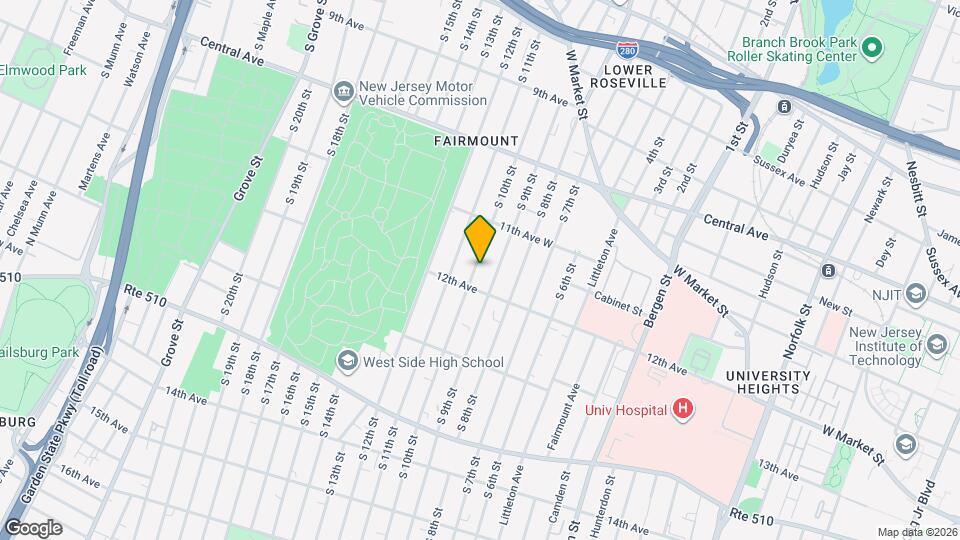 222 S 10th St, Unit 3 Map and Location Details