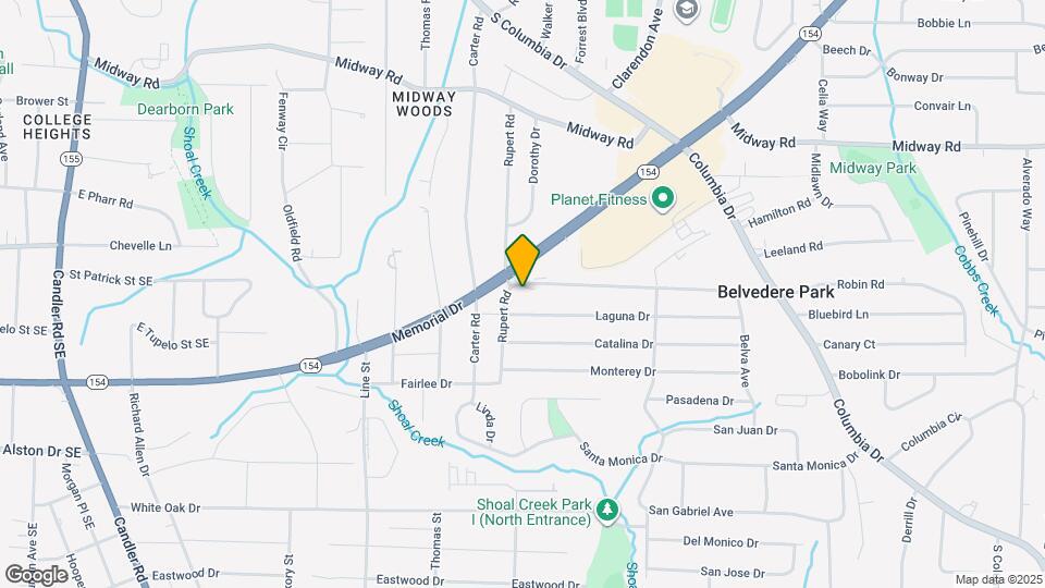 2835 Belvedere Ln Map and Location Details