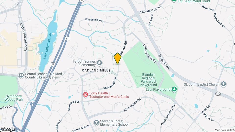 5716 Thunder Hill Rd Map and Location Details