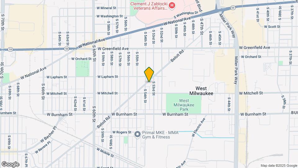 5329 W Beloit Rd Map and Location Details