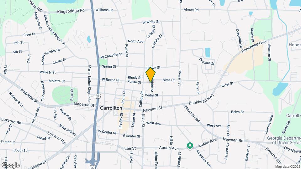 330 1/2 North White Street, Unit Apt. B (upstairs) Map and Location Details