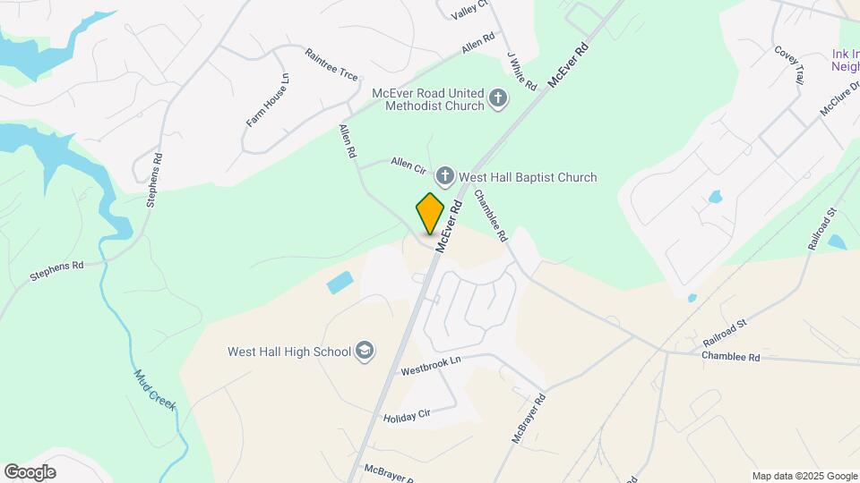 5354 McEver Rd Map and Location Details