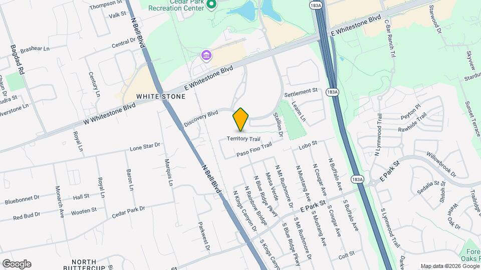 427 Territory Trail Map and Location Details