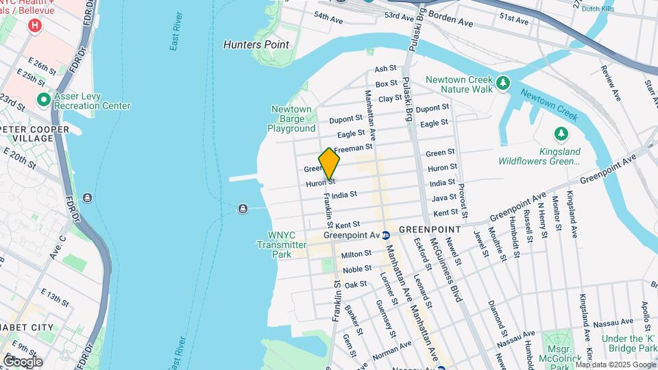 208 Franklin St Mapa y Detalles de la Ubicación