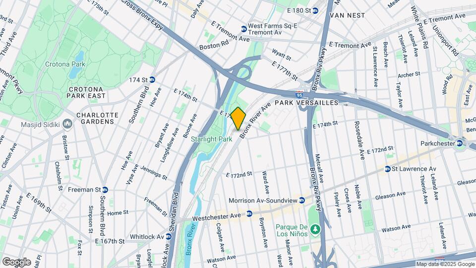 1379 Bronx River Ave Map and Location Details
