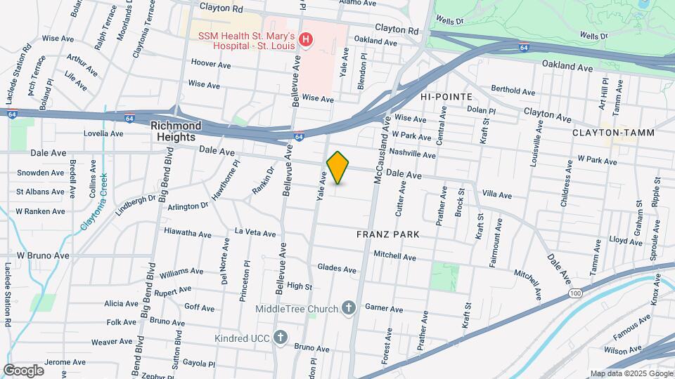 7103 Horner Ave Map and Location Details