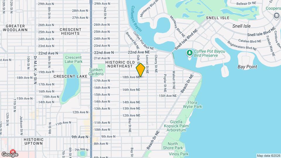 316 18th Ave NE Map and Location Details