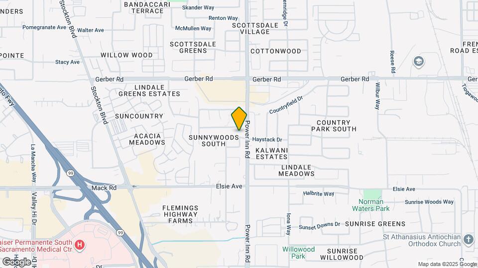8007 Skywoods Way Map and Location Details