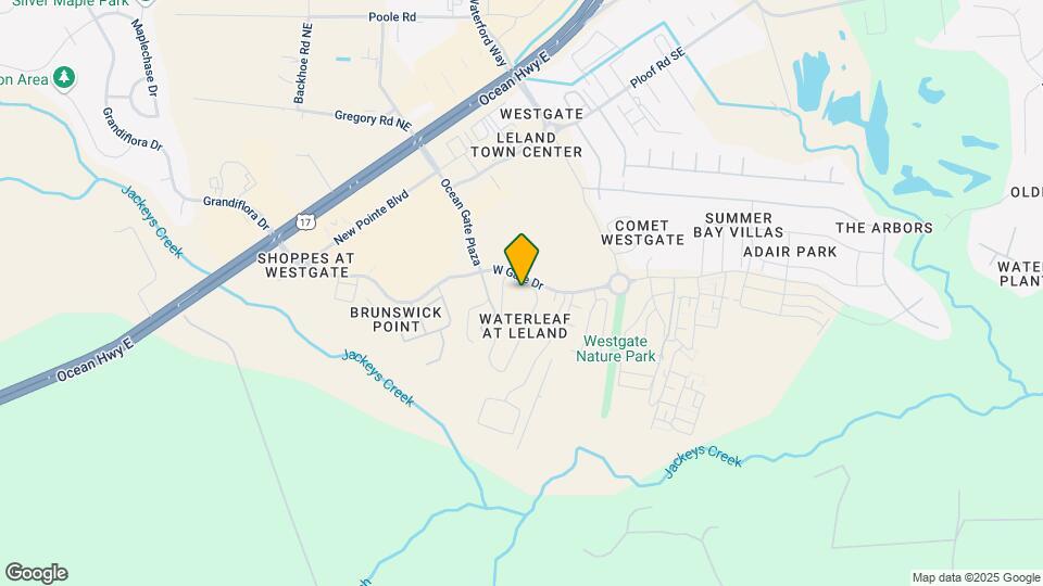 Waterleigh at Leland Mapa y Detalles de la Ubicación