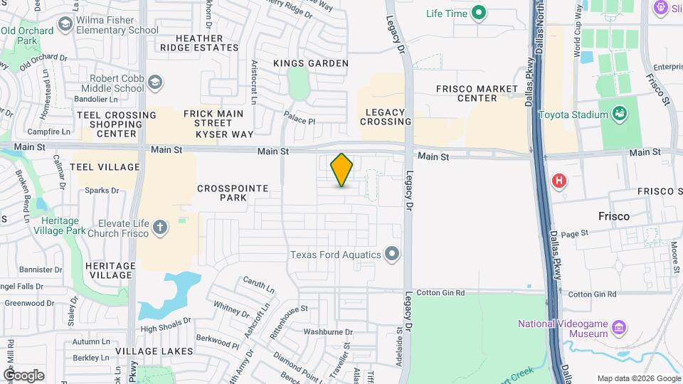 4184 Curtiss Dr Map and Location Details