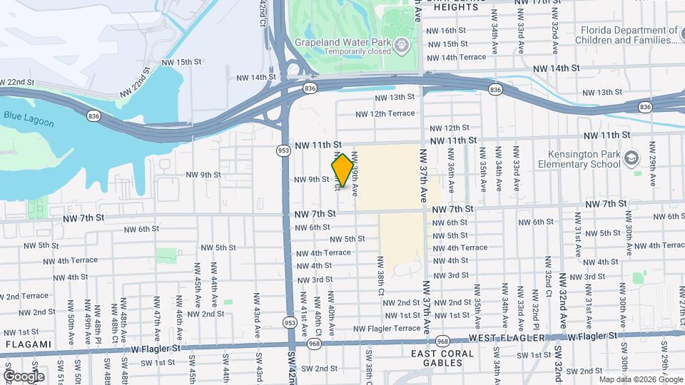 801 NW 39th Ct, Unit B1 Map and Location Details