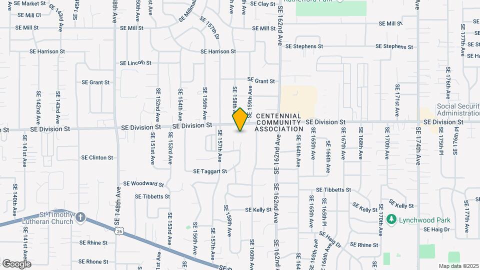 15792 SE Division St Map and Location Details