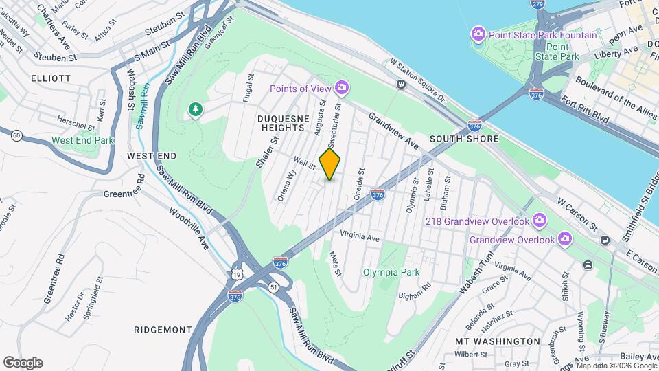 421 Sweetbriar St Map and Location Details