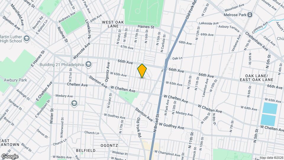 6459 N 16th St Map and Location Details