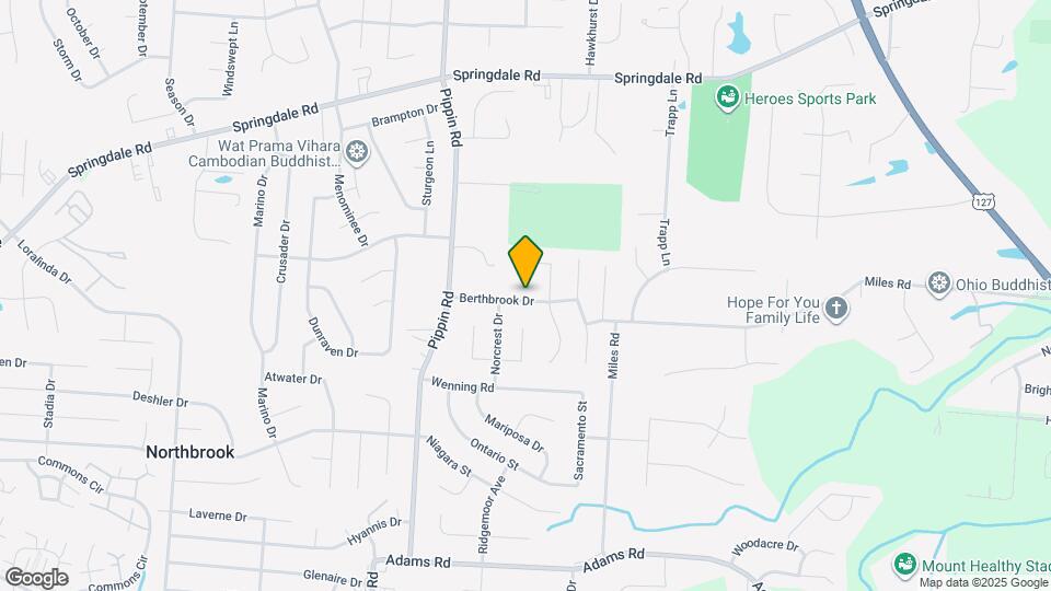 2470 Berthbrook Dr Map and Location Details