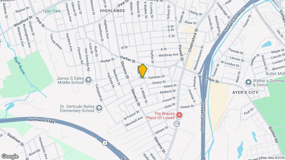 763 Wilder St Map and Location Details