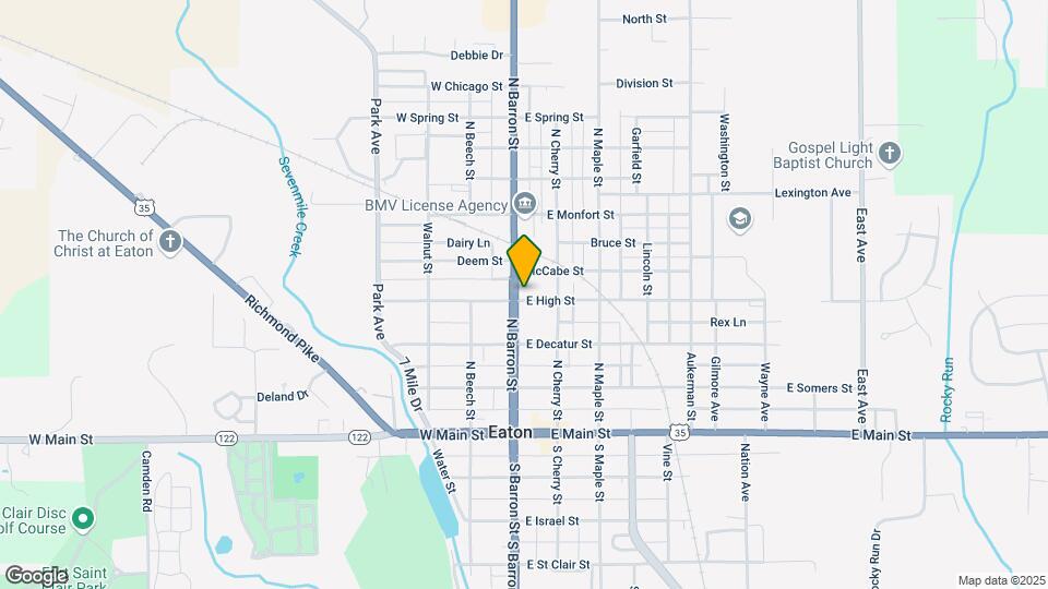 400 N Barron St Map and Location Details