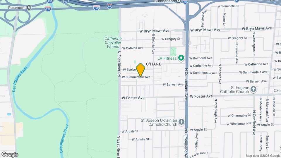 8645 W Summerdale Ave Map and Location Details