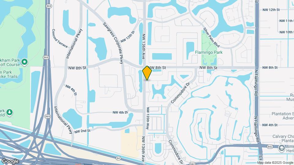 637 NW 135th Terrace Map and Location Details